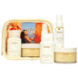 OUAI Mini St. Bart's Body Set - Luxurious Tropical Scented Skincare for Dry Skin, Hydrating Body Cream, Natural Ingredients