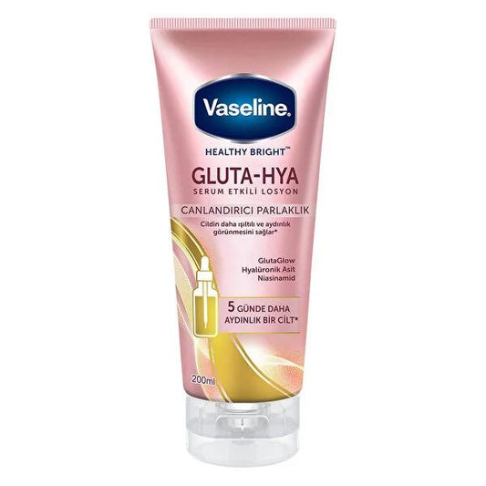 Vaseline Gluta-Hya Brightening Body Lotion: Radiant Skin with Hyaluronic Acid & Niacinamide - Non-Greasy, Fast Absorbing for a Natural Glow