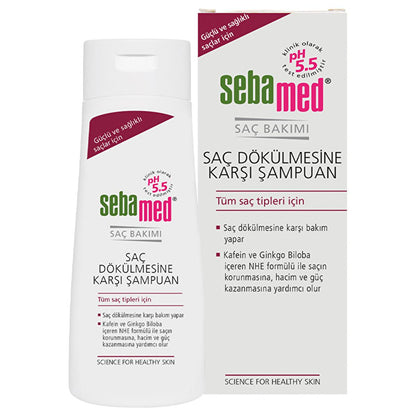 Sebamed Anti-Hair Loss Shampoo 400ml - Gentle, Caffeine & Ginkgo Biloba Enriched for Hair Loss Prevention