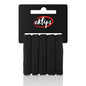 Eklips Large Black Hair Ties - 5-Pack for All Hair Types | Comfort & Durability