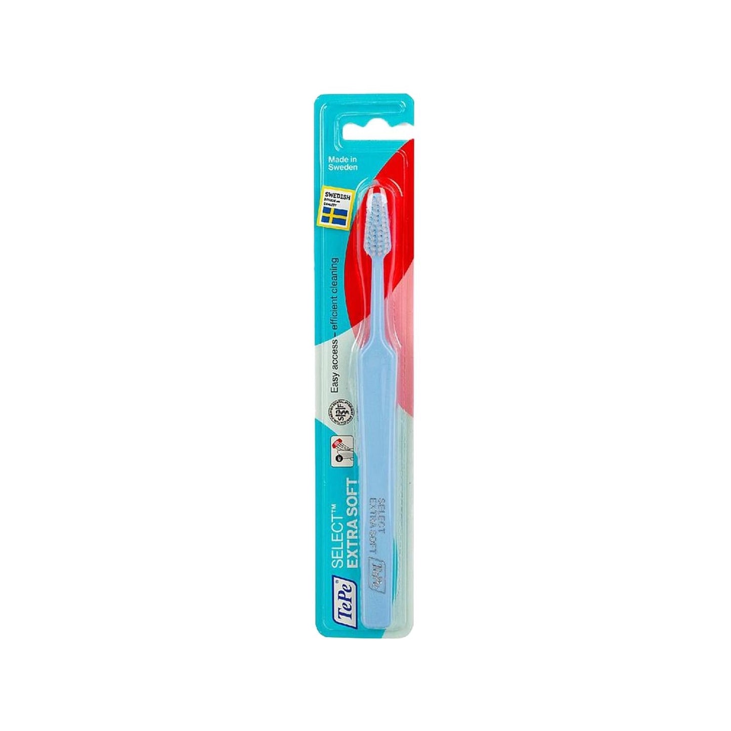 Tepe Manual Toothbrush Select Extra Soft Blue - Gentle on Sensitive Teeth & Gums