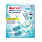 Domol Turquoise Toilet Bowl Cleaner Block - Automatic Cleaning, Lime Scale Prevention, & Odor Eliminator for a Fresh Bathroom