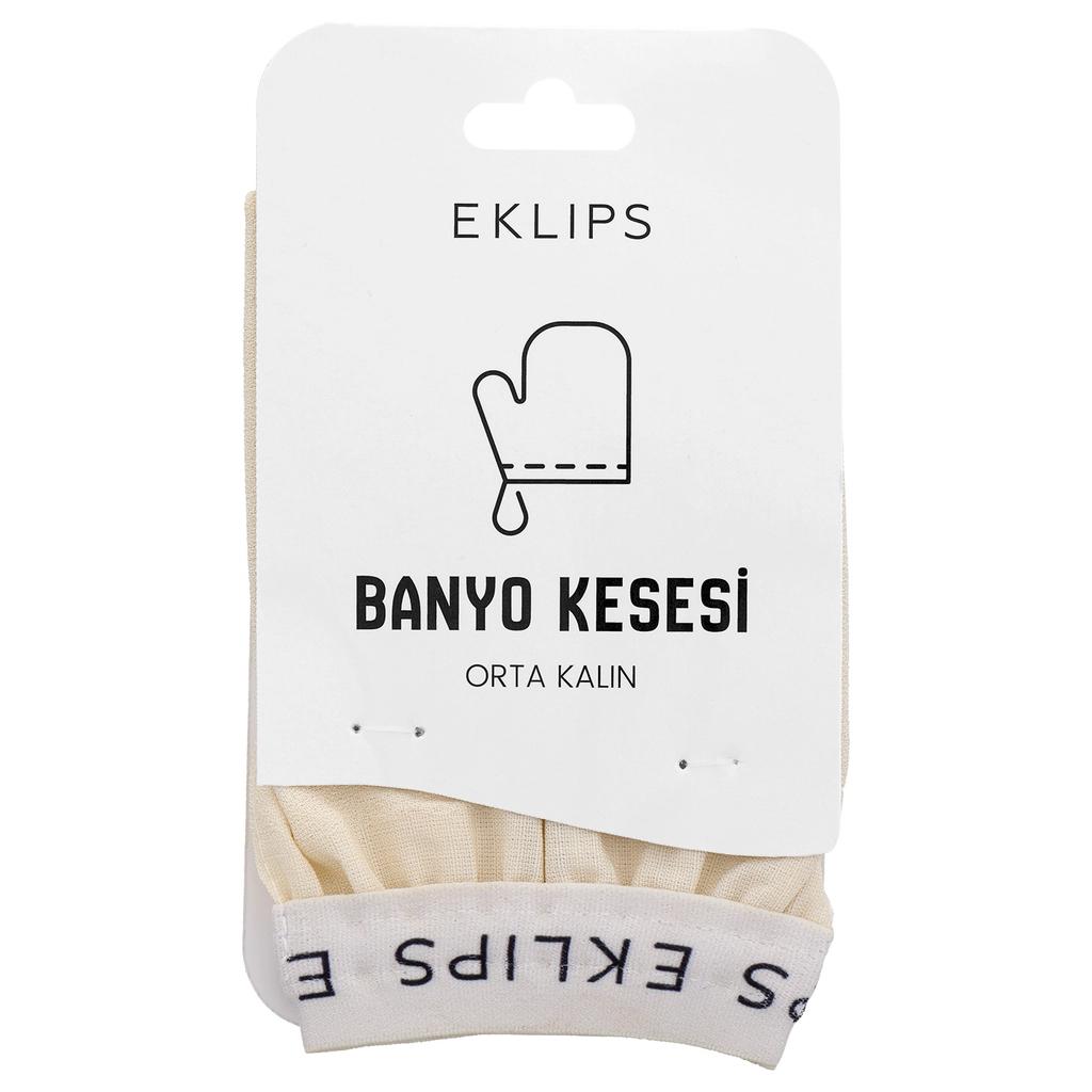 Eklips Medium Thick Bath Mitt for Gentle Body Exfoliation