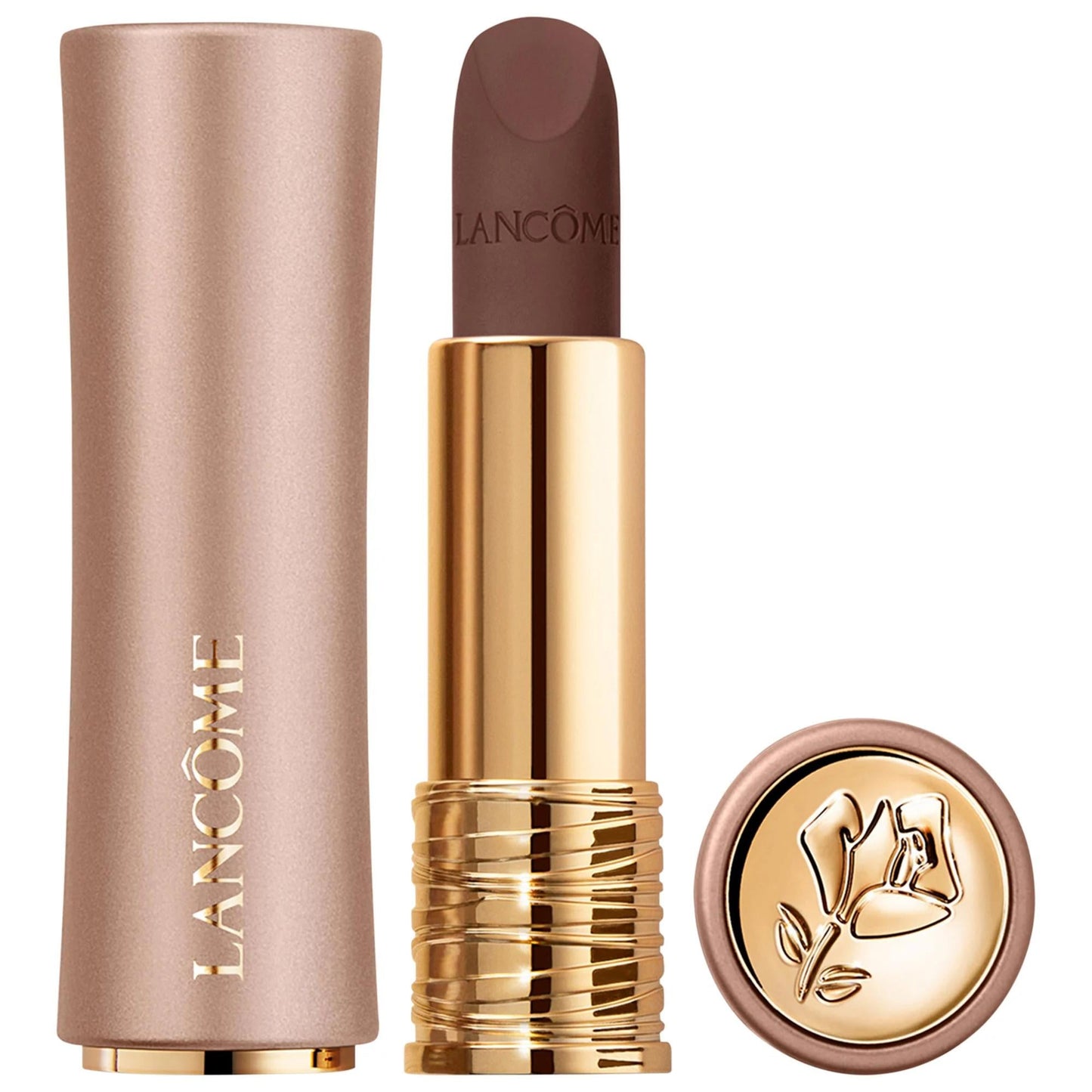 L'Absolu Rouge Soft Matte Lipstick - Hydrating, Buildable Formula with Ceramides