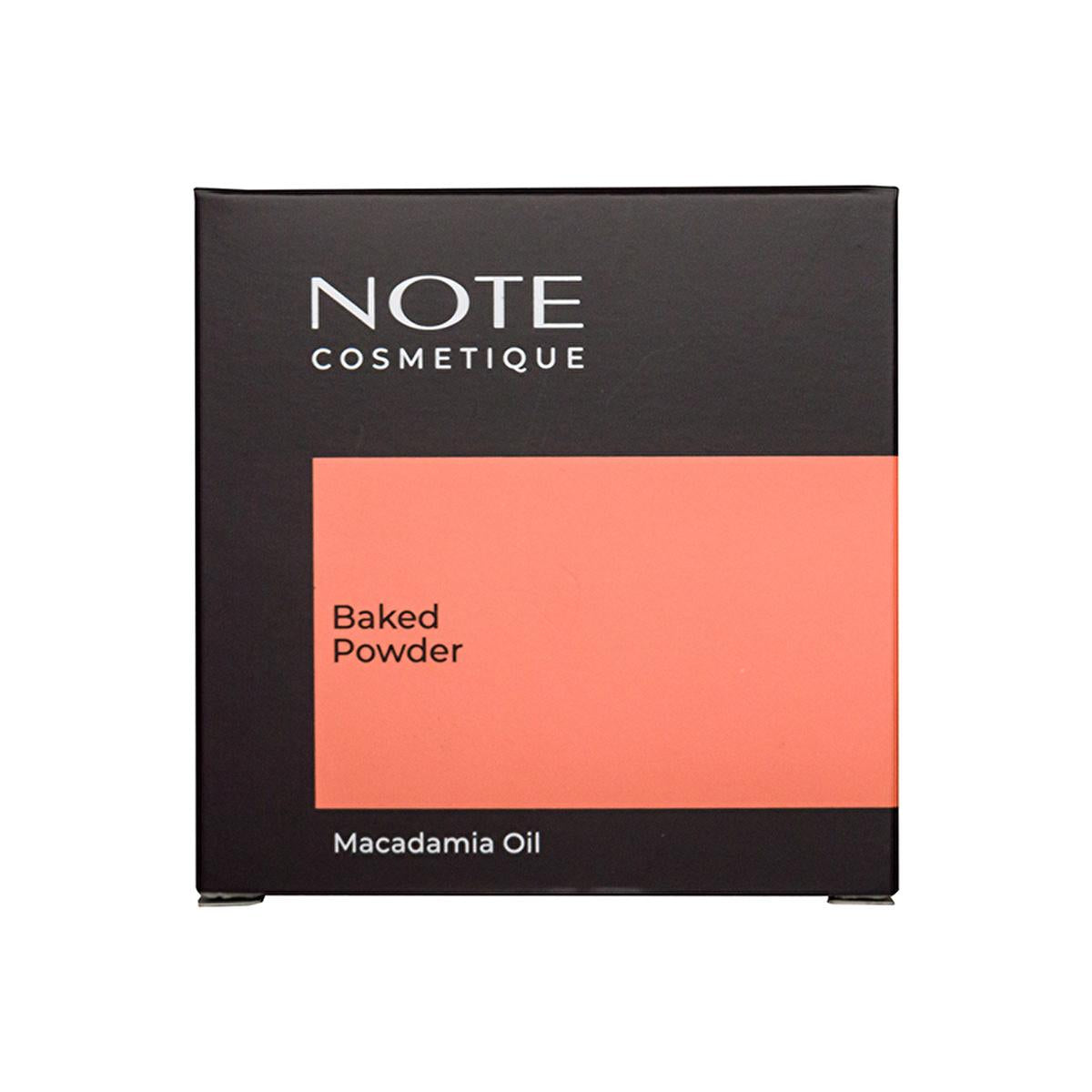 Note Baked Powder 05 - Baked Powder Makeup for Radiant Complexion with Macadamia Nut Oil