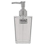 For Your Beauty Corner Liquid Soap Dispenser - Modern Square Design, Space-Saving Bathroom & Kitchen Hand Soap Dispenser