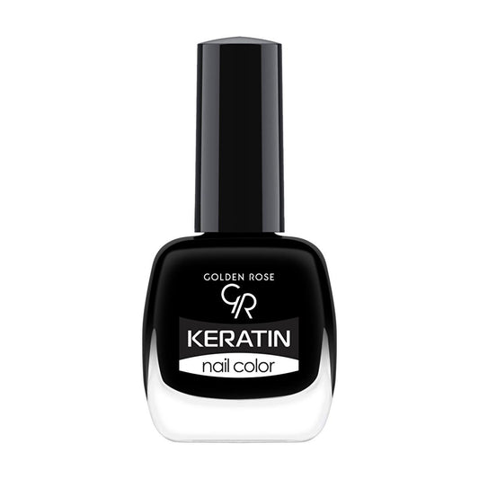 Golden Rose Keratin Nail Polish - Long Lasting Nail Color with Nourishing Keratin Enriched Formula