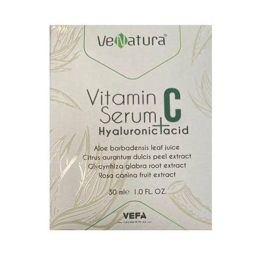 VeNatura Vitamin C Hyaluronic Acid Serum: Brighten, Firm & Reduce Wrinkles - Achieve Radiant, Youthful Skin.
