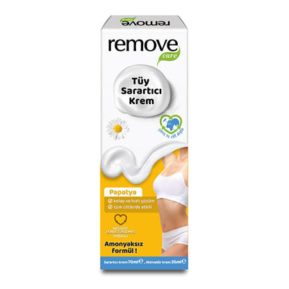 Remove Hair Lightening Cream - Ammonia-Free, Dermatologically Tested - 3.56 fl oz