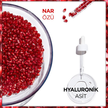 Garnier Moisturizing Face Mask with Pomegranate Extract & Hyaluronic Acid for Normal to Dry Skin - Intensive Hydration & Radiant Skin