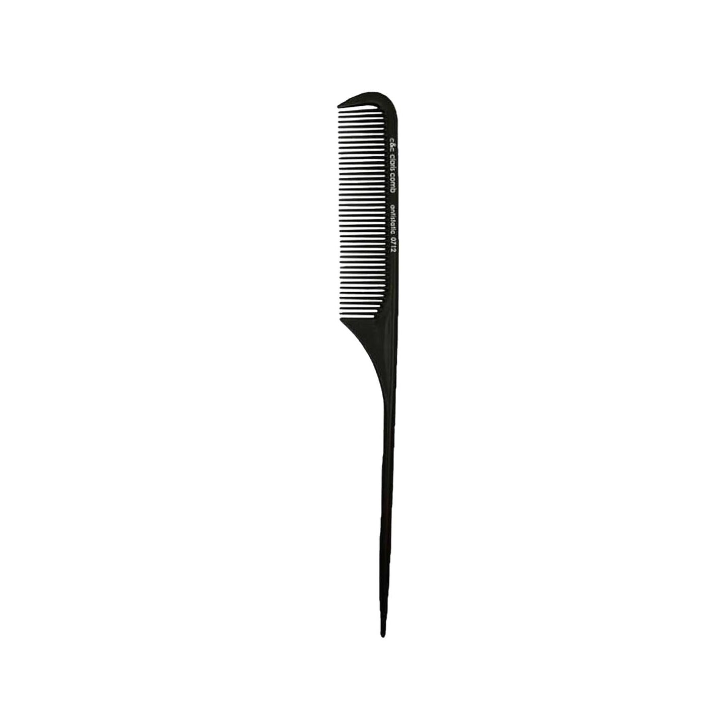 Claris 712 Carbon Hair Comb - Premium Carbon Hair Comb for Detangling & Styling