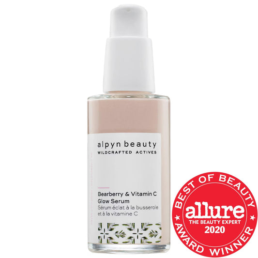 Alpyn Beauty Vitamin C & Bearberry Instant Brightening Serum - Natural Anti-Aging Skincare, Brightening Serum, Vegan & Cruelty-Free