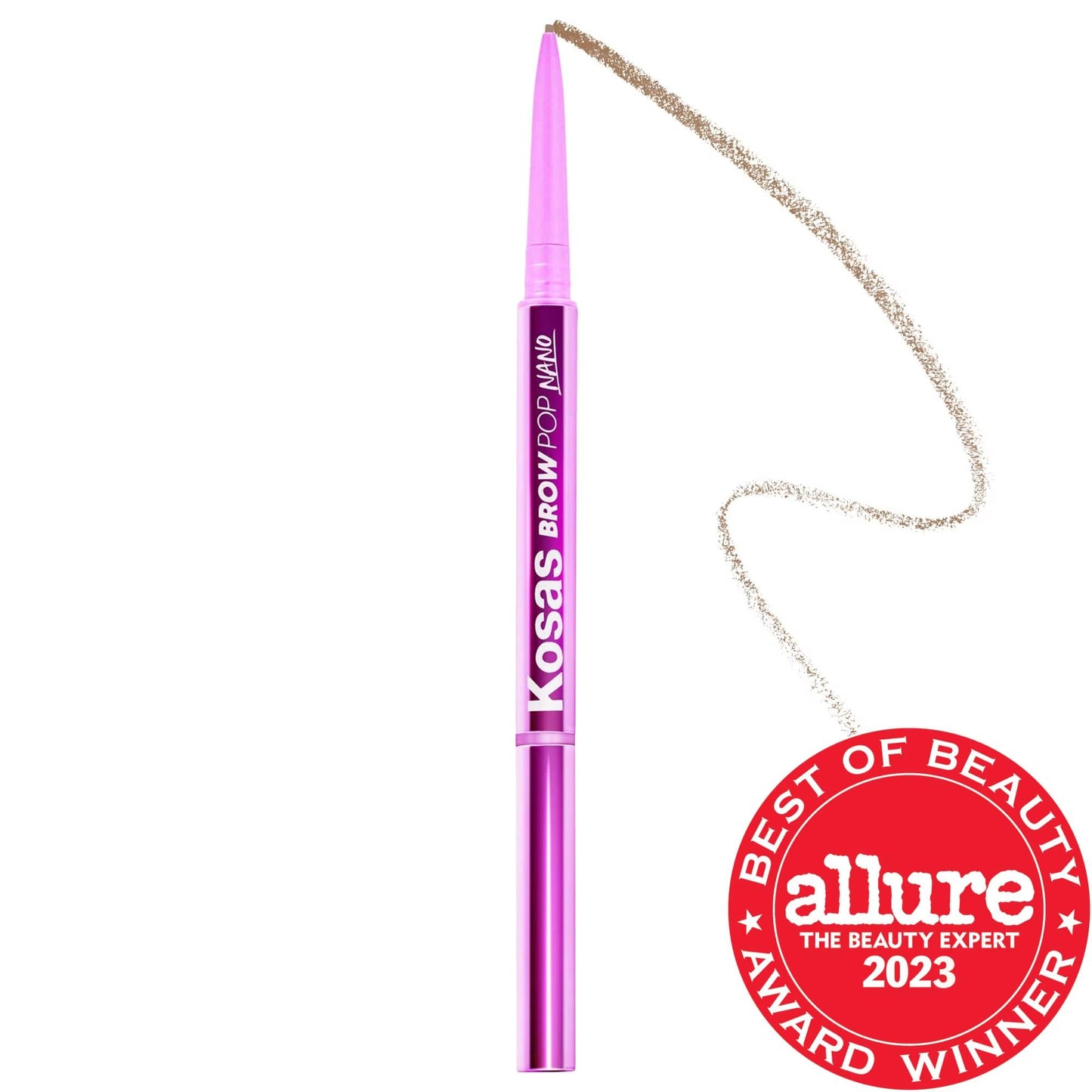 Brow Pop Nano Ultra-Fine Detailing + Feathering Eyebrow Pencil - Vegan, Cruelty-Free, Long-Lasting Eyebrow Makeup