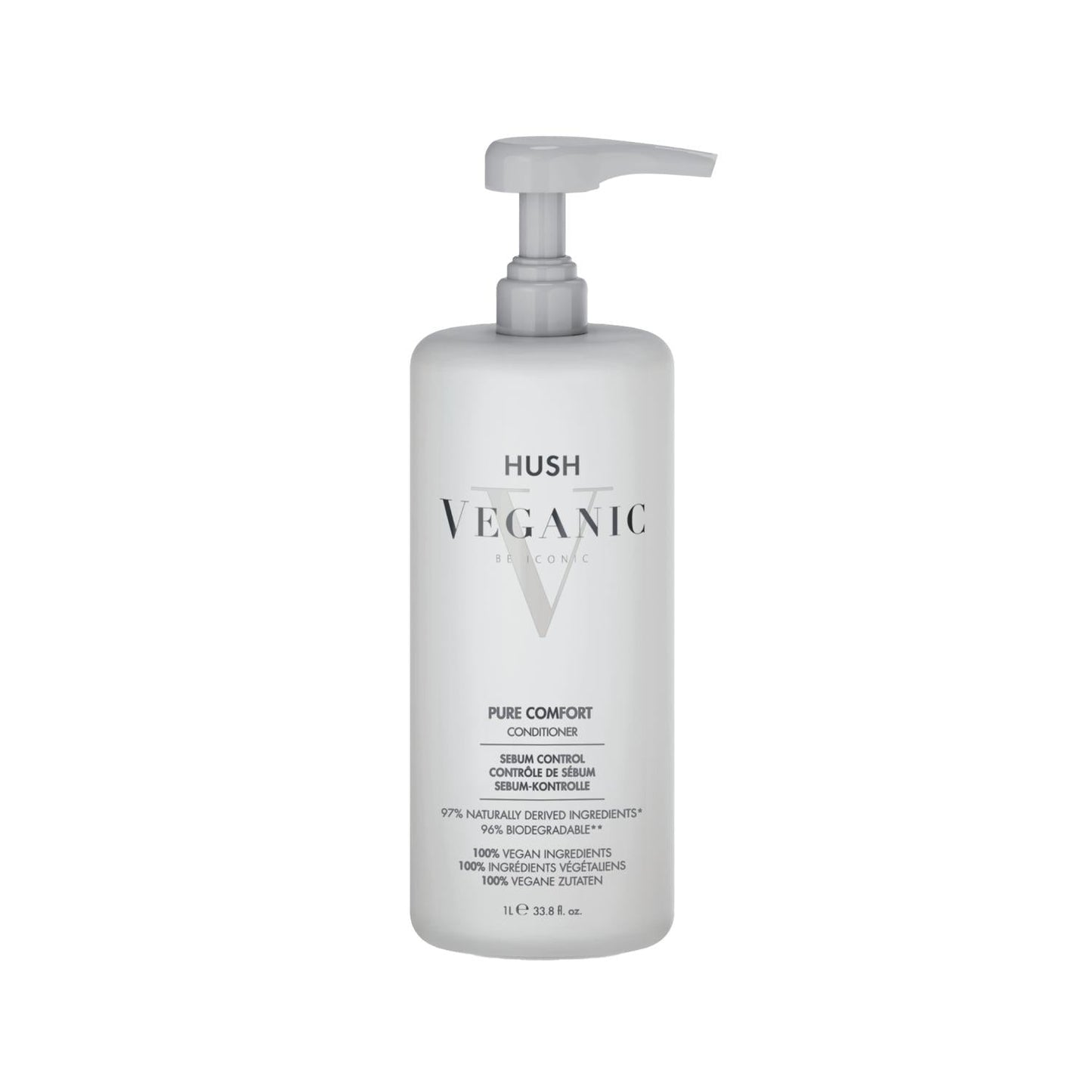 Hush Veganic Pure Comfort Balancing Conditioner for Oily Hair 1000ml