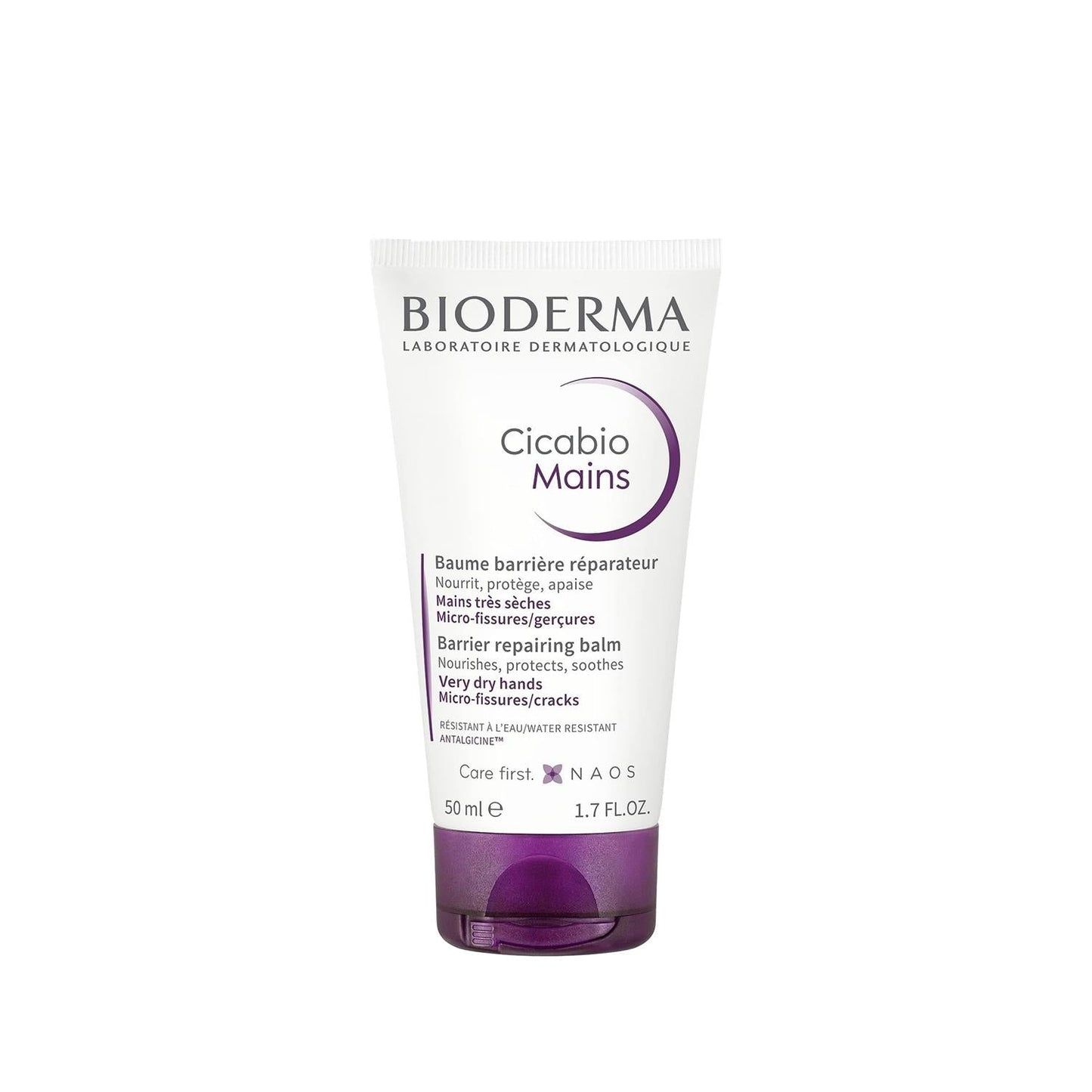 Bioderma Cicabio Mains Hand Cream - Moisturizing & Reparative Care for Dry Hands - 50ml
