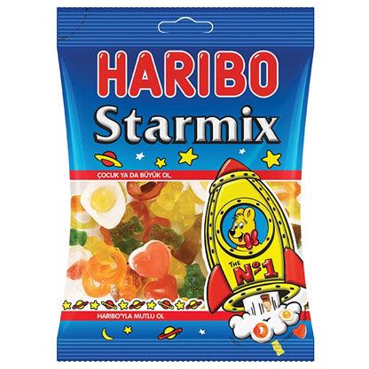 Haribo Starmix Gummy Candy Assorted Fruit Flavors 80g
