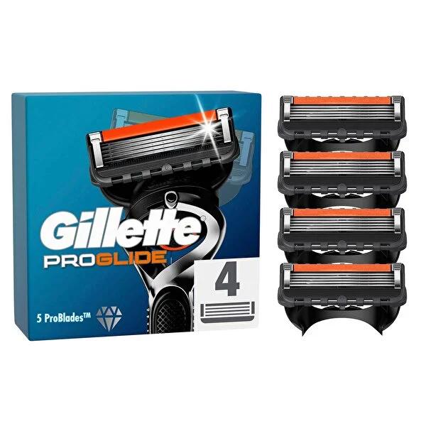 Gillette Fusion5 ProGlide Razor Blade Refills for Men - 4 Count, Close Shave, Reduced Irritation, Compatible with Fusion5 Razors