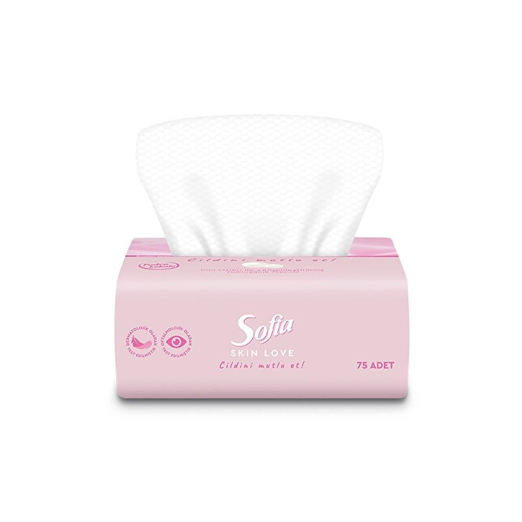Sofia Skin Love Powder Scented Wipes for Fresh Skin 75 Count