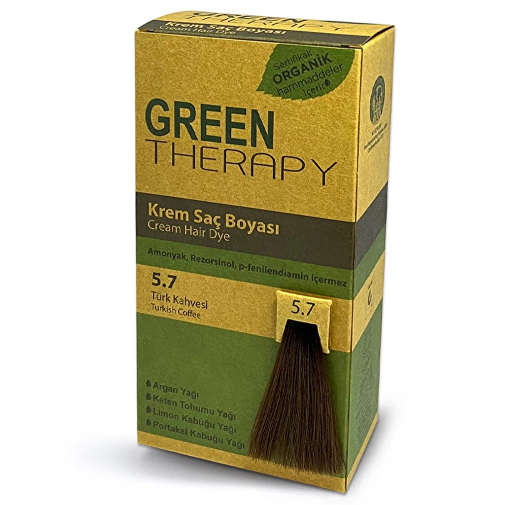 Green Therapy Cream Hair Dye 5.7 Türk Kahvesi