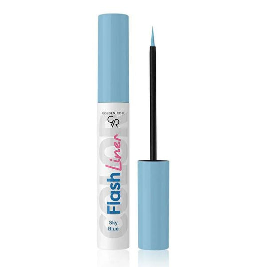 Golden Rose Flash Liner Sky Blue Eyeliner - Vibrant, Precise, 8 Color Options