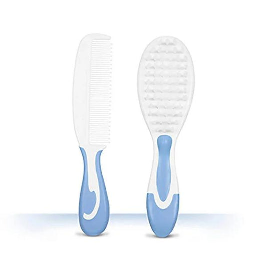Wee Baby Gentle Hair Brush and Comb Set for Newborns Ð Scalp Massage, Safe Rounded Tips, Perfect for Delicate Hair Care