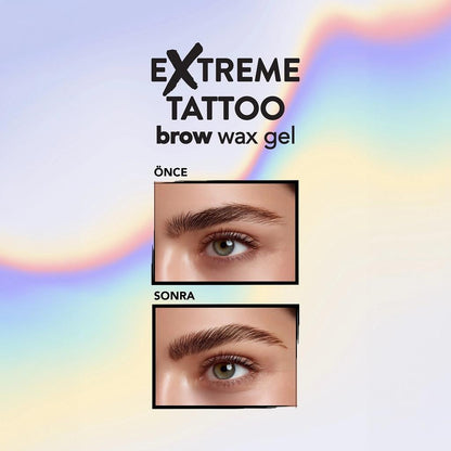 Flormar Extreme Tattoo Long-Wear Clear Gel Brow Wax 4.5ml