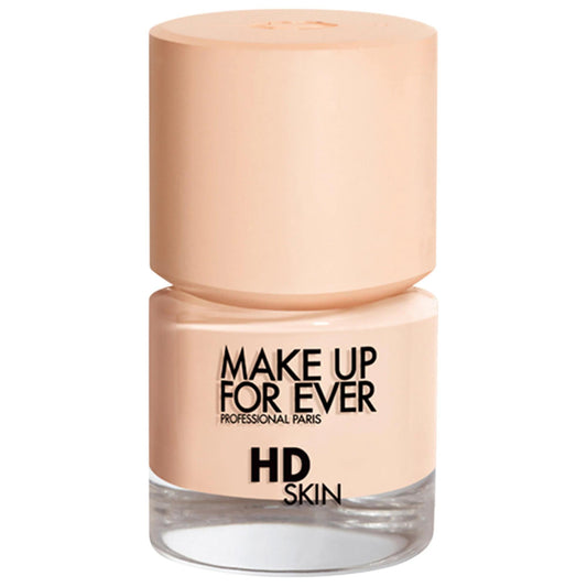 HD Skin Waterproof Natural Matte Liquid Foundation by Make Up For Ever - Long Lasting, Non-Comedogenic, Sustainable Packaging
