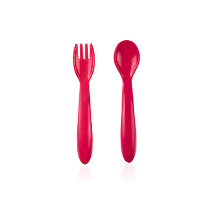 Babyjem Baby Utensil Set - Soft Baby Cutlery & Dishwasher Safe Feeding Tools for Self-Feeding Infants