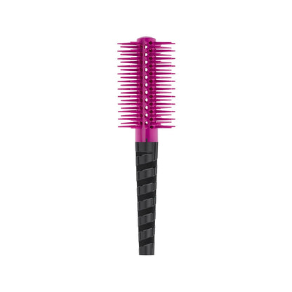 Janeke Cactus Brush Detangling Hair Brush in Black & Purple