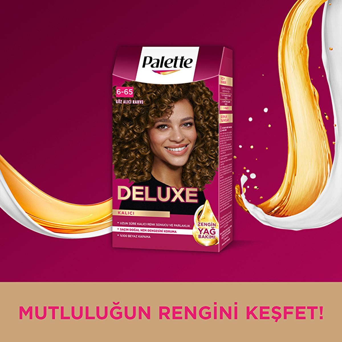 Palette Deluxe Hair Dye - Long-Lasting Coffee Brown Color with Nourishing Formula