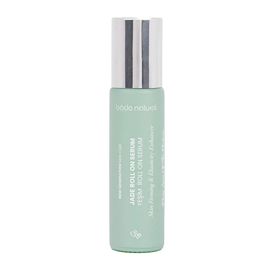 Bade Natural Jade Roller Firming Face Serum: Natural Anti-Aging, Plant-Based Collagen, Hyaluronic Acid - Tighten & Revitalize Skin (0.34 fl oz)