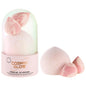 Cosmic Glow Makeup Sponge Set - 3 Unique Sponges & Holographic Storage Case for Flawless Makeup Application