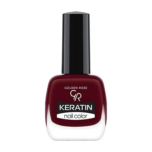 Golden Rose Keratin Nail Polish - Long-Lasting & Nourishing Nail Color with Keratin