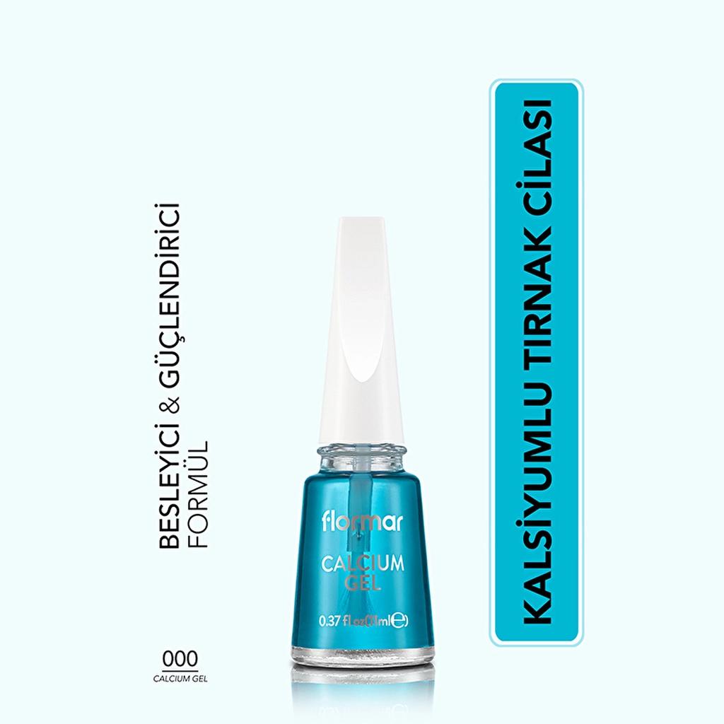Flormar Calcium Gel Nail Strengthener Base Coat 11ml