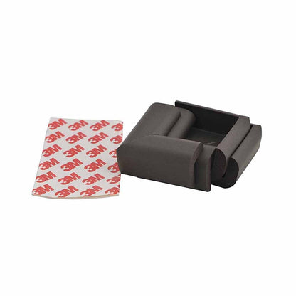 Miny Baby Brown Corner Protector - Soft Rubber Child Safety Protectors for Furniture Edges (4 Pack)