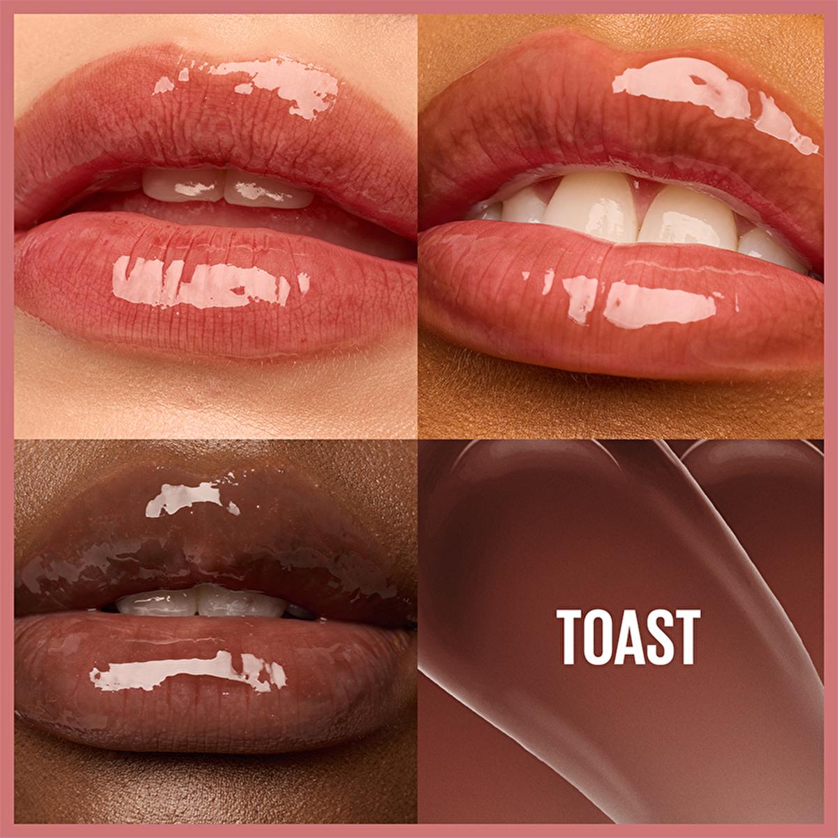 Maybelline Lifter Gloss: Honey'd Nude Lip Gloss with Hyaluronic Acid for Hydrated, Fuller-Looking Lips - High Shine, Moisturizing Formula