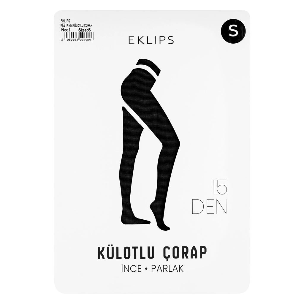 Eklips Chestnut Pantyhose Soft Classic Tights Size S