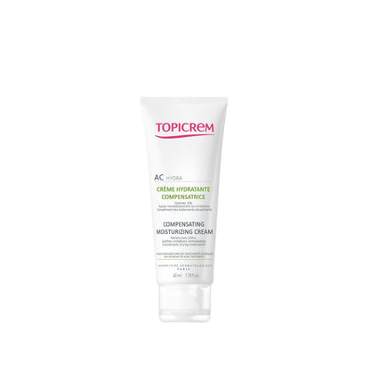 Topicrem AC Compensating Moisturizing Cream 40ml - Gentle Hydration for Acne-Prone Skin