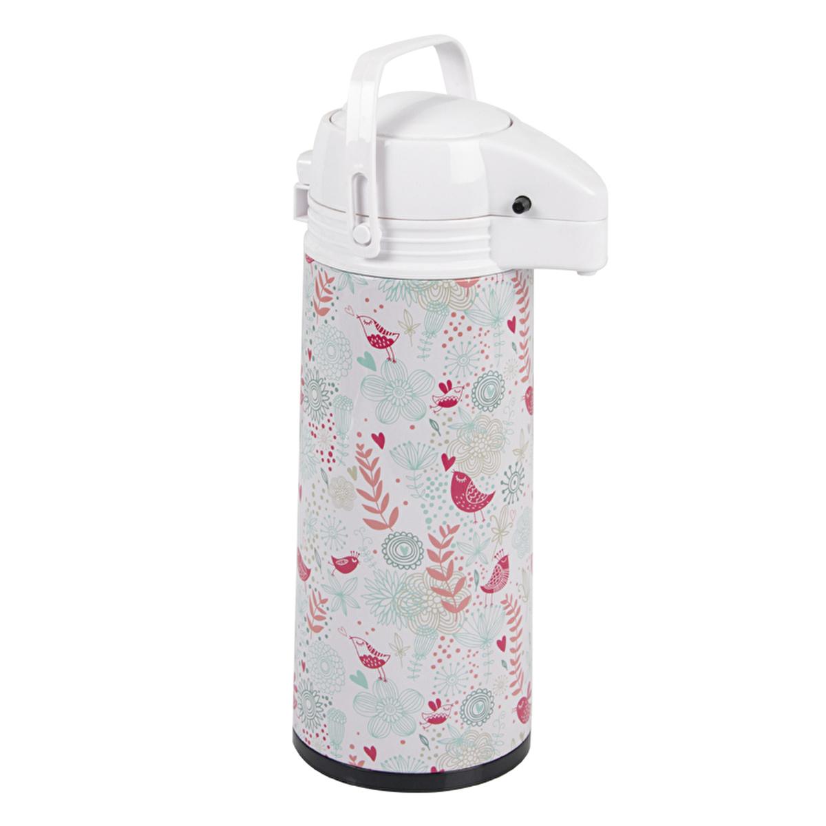 Tivoli 1.9 L Patterned Thermos: Keep Drinks Hot & Cold - Insulated Beverage Container