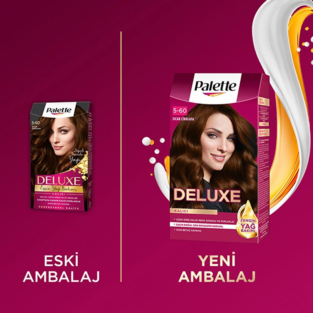 Palette Deluxe Hair Dye 5-60 Warm Chocolate