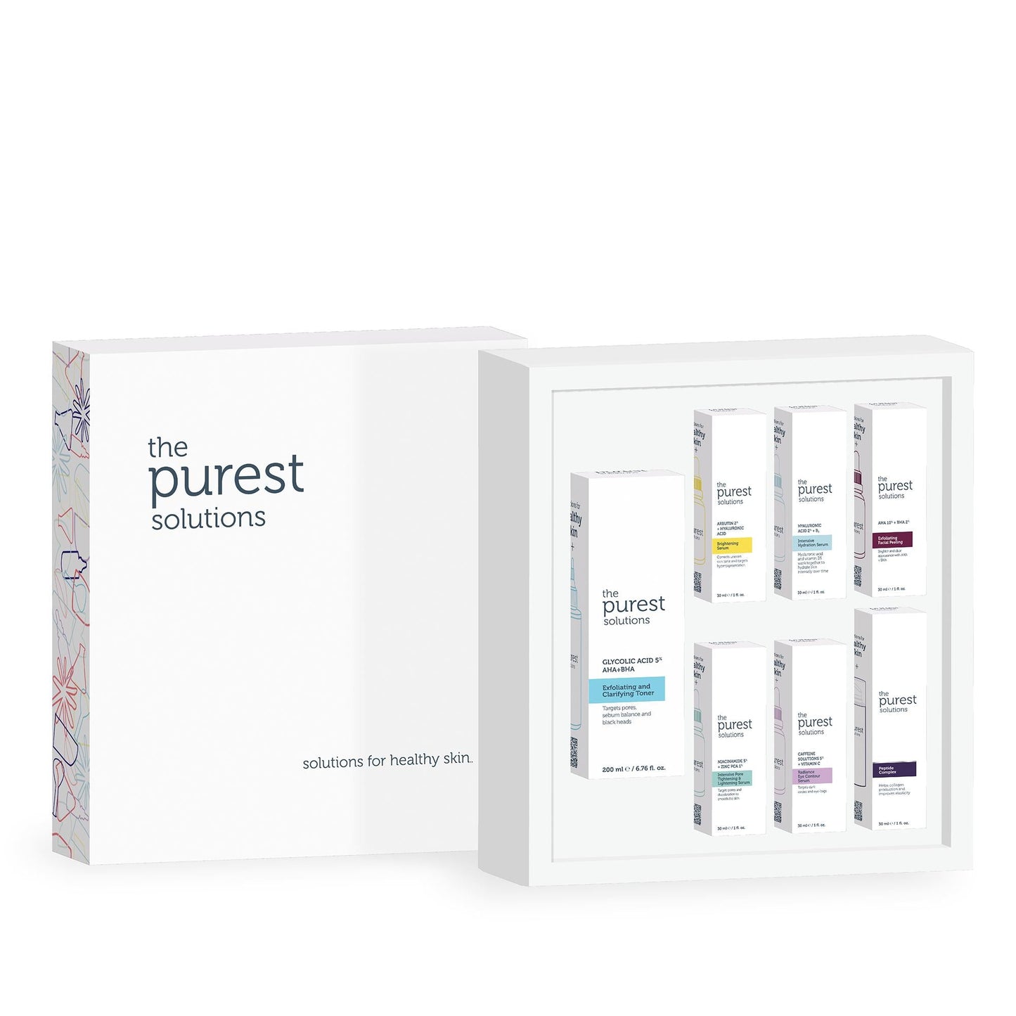 The Purest Solutions 7-Piece Skincare Set - Comprehensive Skincare Routine for All Skin Types