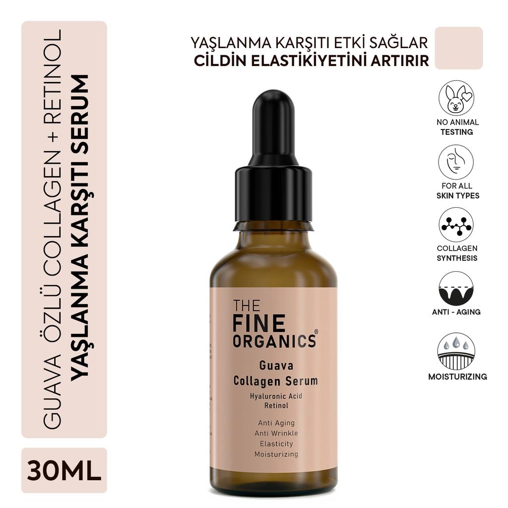 The Fine Organics Guava Collagen & Retinol Face Serum 30 ml