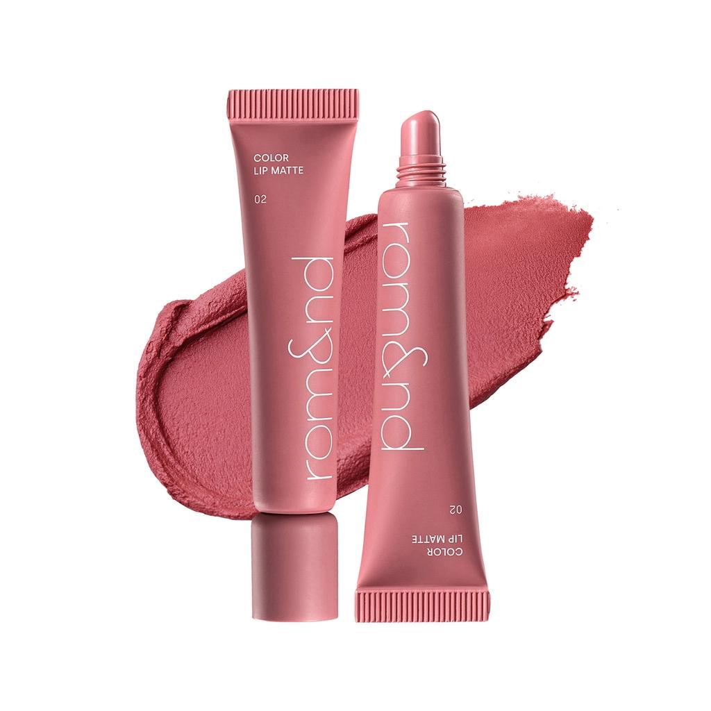 rom&nd Zero Velvet Tint 02 Hush Grape Matte Liquid Lipstick 5.5g