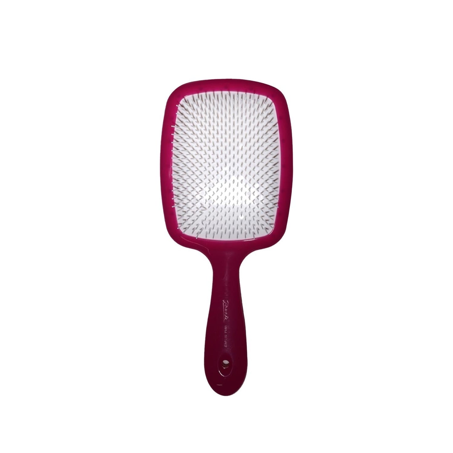 Janeke Ultra Tangler Cherry & White Hair Brush