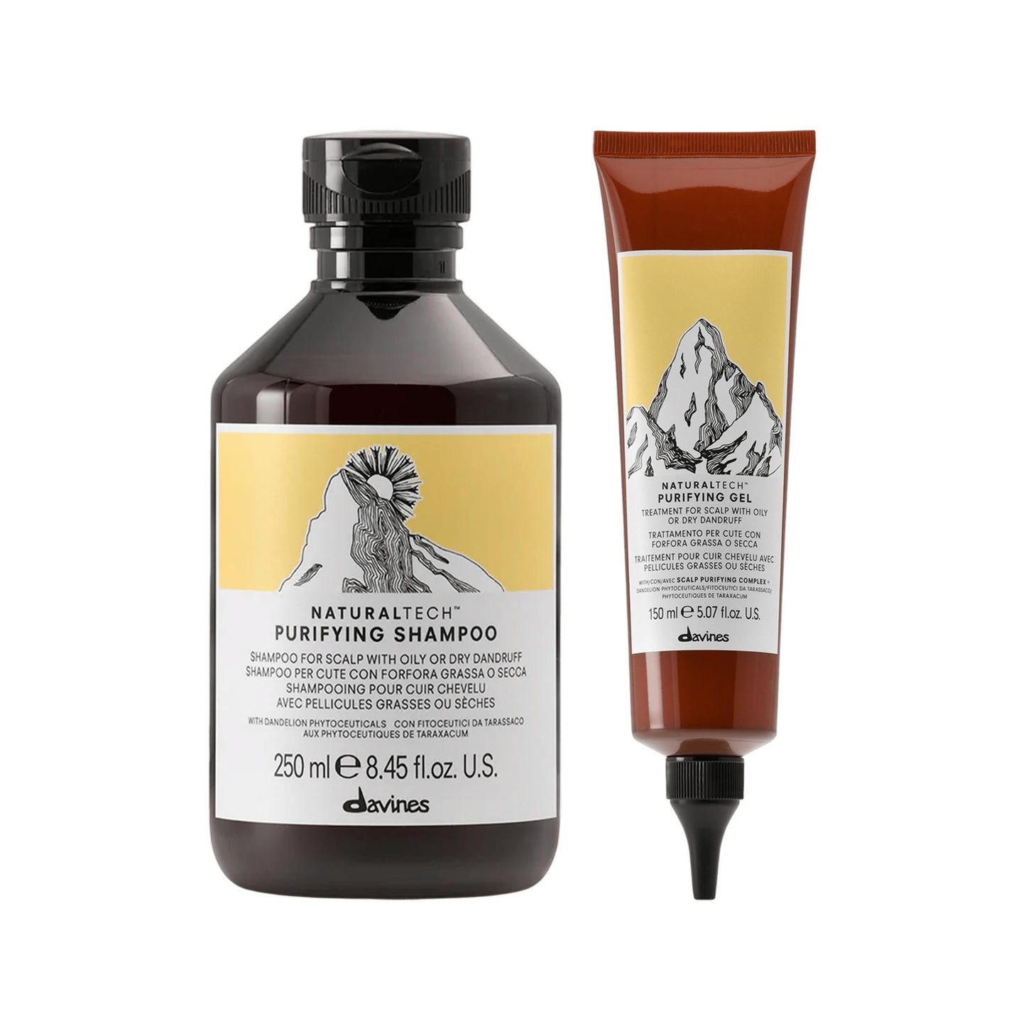 Davines Purifying Anti-Dandruff Shampoo for Flaky Scalp 250 ml