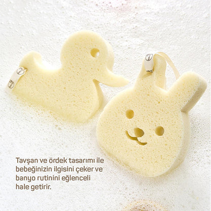Balmy Baby Bath Sponge - Soft, Natural, and Hypoallergenic for Sensitive Skin
