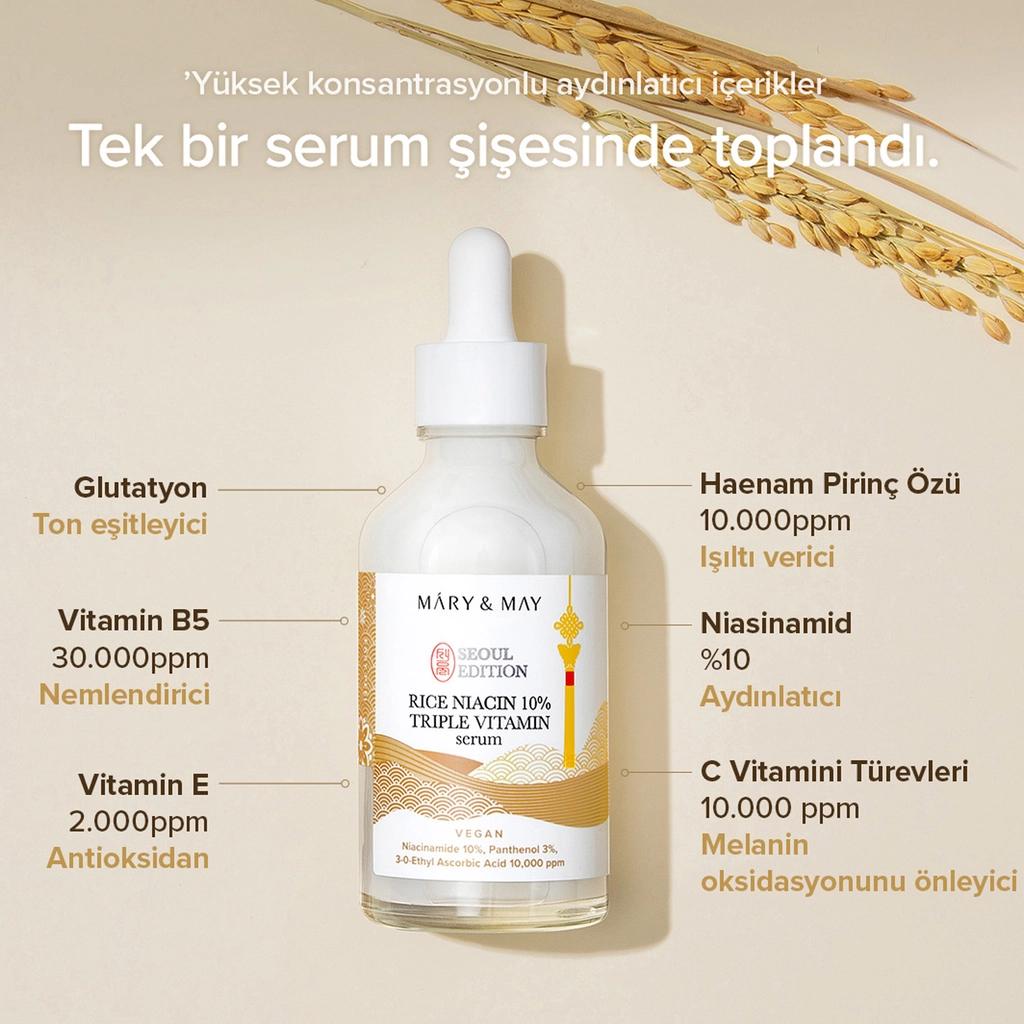 Mary & May Rice Extract & Niacinamide Serum 80ml