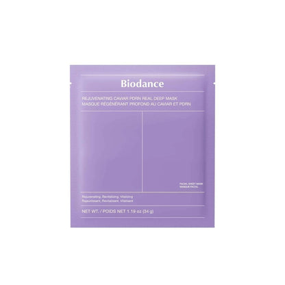 Biodance Revitalizing Caviar PDRN Mask Nourishing Sheet Mask 34g