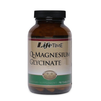 Life Time Q-Magnesium Glycinate Dietary Supplement 90 Tablets