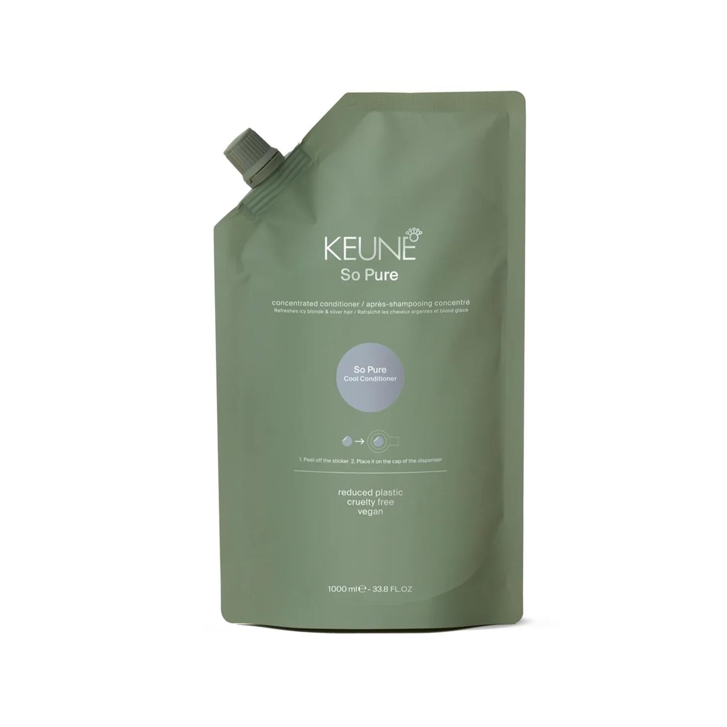 Keune So Pure Cool Silver Conditioner Refill 1000 ml